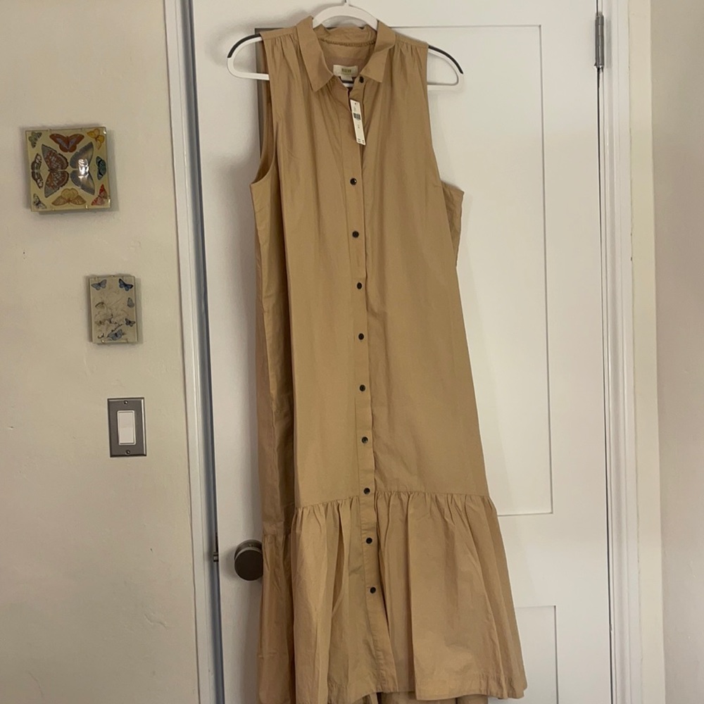 Long organic cotton sleeveless Dress